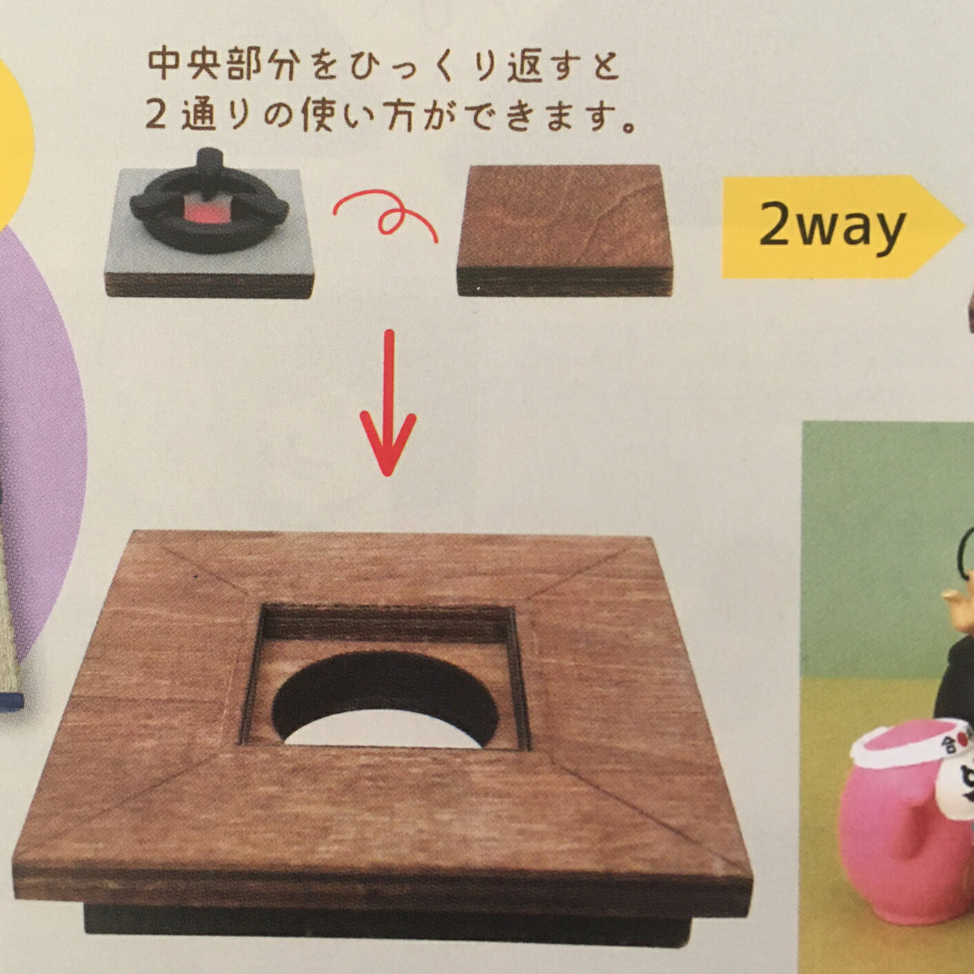 楽天市場 デコレ コンコンブル 畳 円座 囲炉裏セット 古民家 和室 ミニチュア キッズマーケット