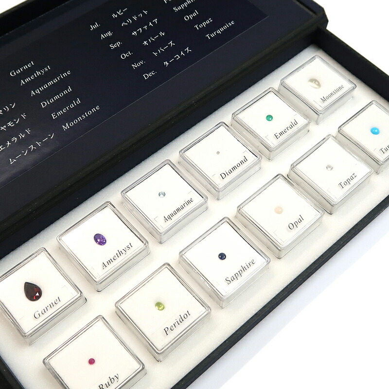 【送料無料＆おまけ付き】 東京サイエンス 誕生石12種 ガーネット アメシスト アクアマリン ダイヤモンド エメラルド ムーンストーン ルビー ペリドット サファイア オパール トパーズ トルコ石