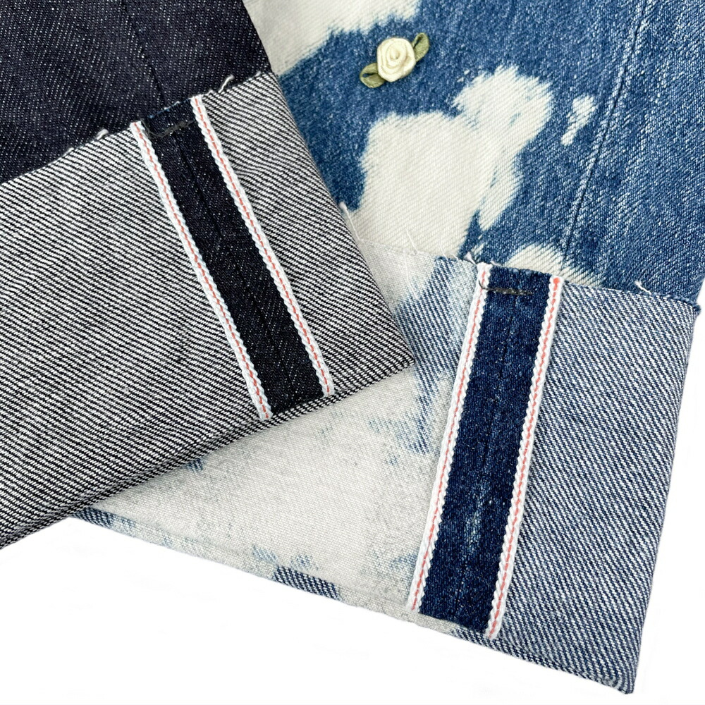 ★22AW★150cm,160cm/紺,淡青GTH623デニムバラPN【GOTOHOLLYWOOD】【G2H】【ゴートゥーハリウッド】【長ズボン】【ロングパンツ】