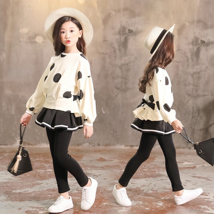 楽天市場】可愛い 子供服 リボン付き カジュアルパンツセット