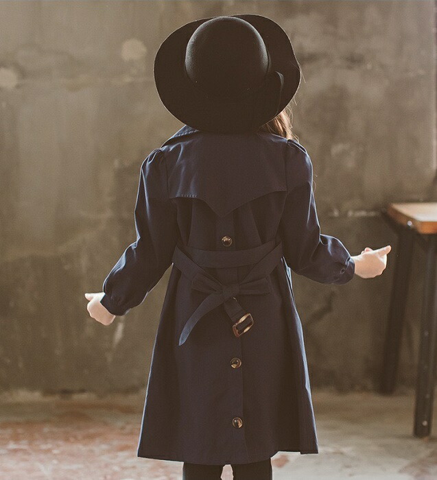 親子 お揃い トレンチコート ベルト ネイビー ベージュ ロングコート 女の子 カーキ おしゃれ 大人っぽい