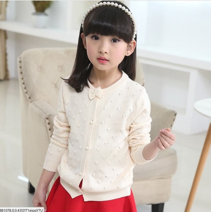 楽天市場 カーディガン 子供服 女の子 蝶リボン付 キッズ服 子供カーディガン ニット 赤色 レッド グレー オフホワイト トップス ブラウス 長袖 100 110 1 130 140 150 160 子供服 アイ