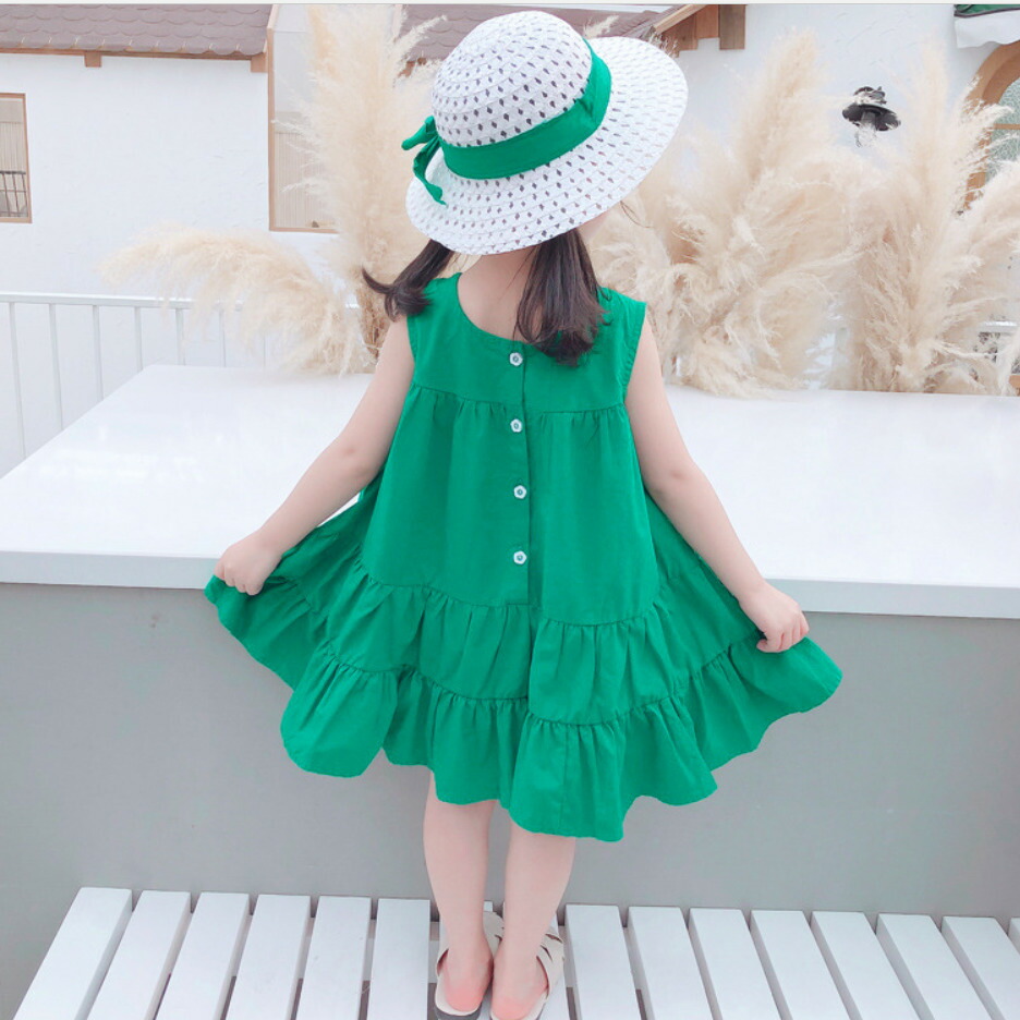 楽天市場 ワンピース 子供 フレアワンピース ノースリーブ ゆったり サンドレス 子供服 女の子 グリーン レッド 緑色ワンピース 赤色ワンピース Aライン ビーチワンピース キッズ ドレス 夏物 リゾート 発表会 入園式 パーティー 七五三 90cm 100cm 110cm 1cm 130cm