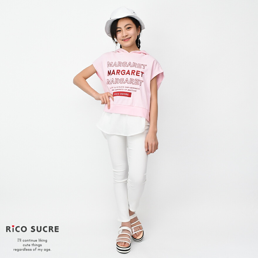 楽天市場 1点のみメール便対象 フレンチスリーブ天竺パーカー トップス スポーティー 夏 涼しい 子供服 女の子 小学生 中学生 ファッション ガールズ キッズ ジュニア 韓国子供服 大人っぽい ダンス 130cm 140cm 150cm 160cm 165cm 子ども服 Shu Shu