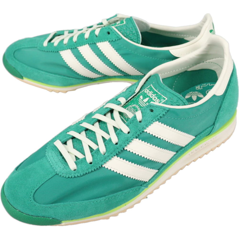 ４月限定！最大全額ポイント還元※要エントリー アディダス adidas スニーカー SL 72 OG W コートグリーン/アイボリー/クリスタルサンド JQ7397【GIFG】