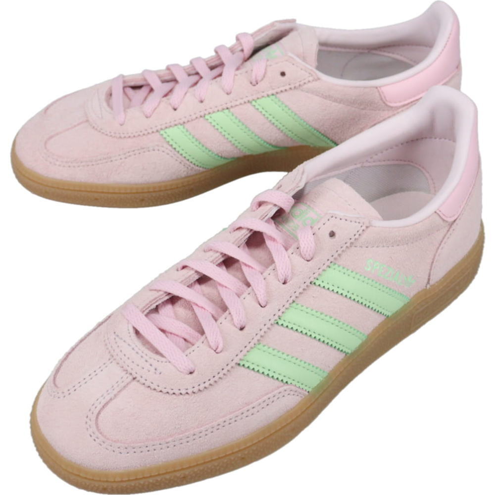 ４月限定！最大全額ポイント還元※要エントリー アディダス adidas スニーカー ハンドボール スペツィアル W HANDBALL SPEZIAL W オールモストピンク/セミグリーンスパーク/クリアピンク JR3640【GJOL】