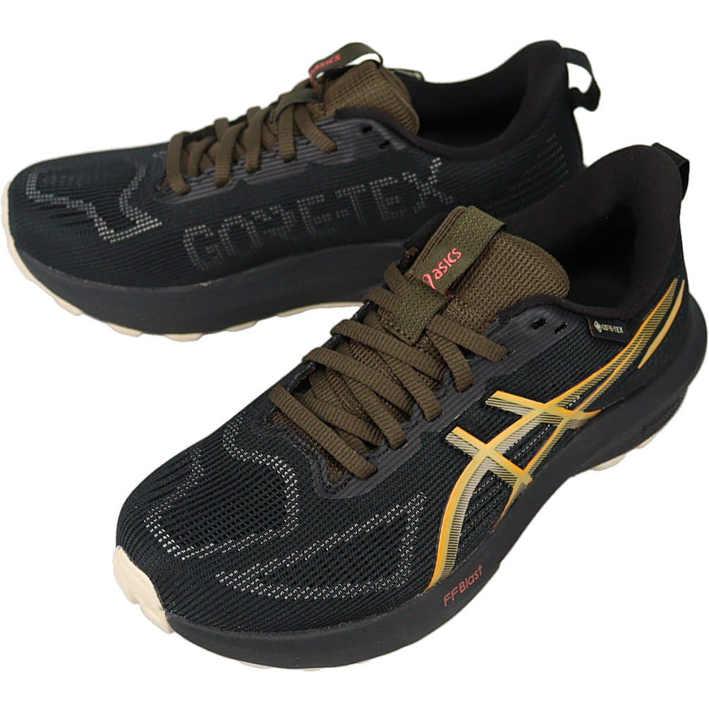 ４月限定！最大全額ポイント還元※要エントリー アシックス asics ウォーキングシューズ GT-1000 14 GTX ブラック/サンドストーム 1012B857-001【GJOL】