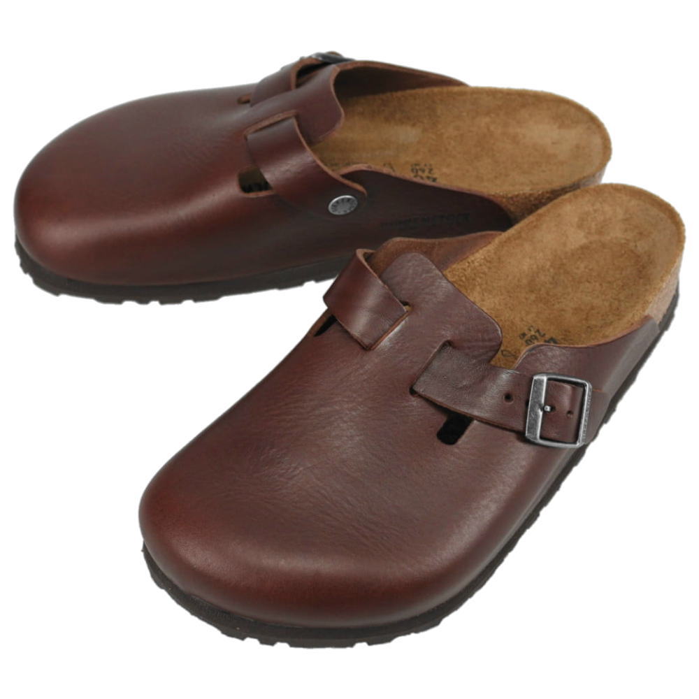 【新品未使用】BIRKENSTOCK ボストンBS　ダークブラウン　39　箱あり Boston / ボストン スムースレザー ダークブラウン | BIRKENSTOCK