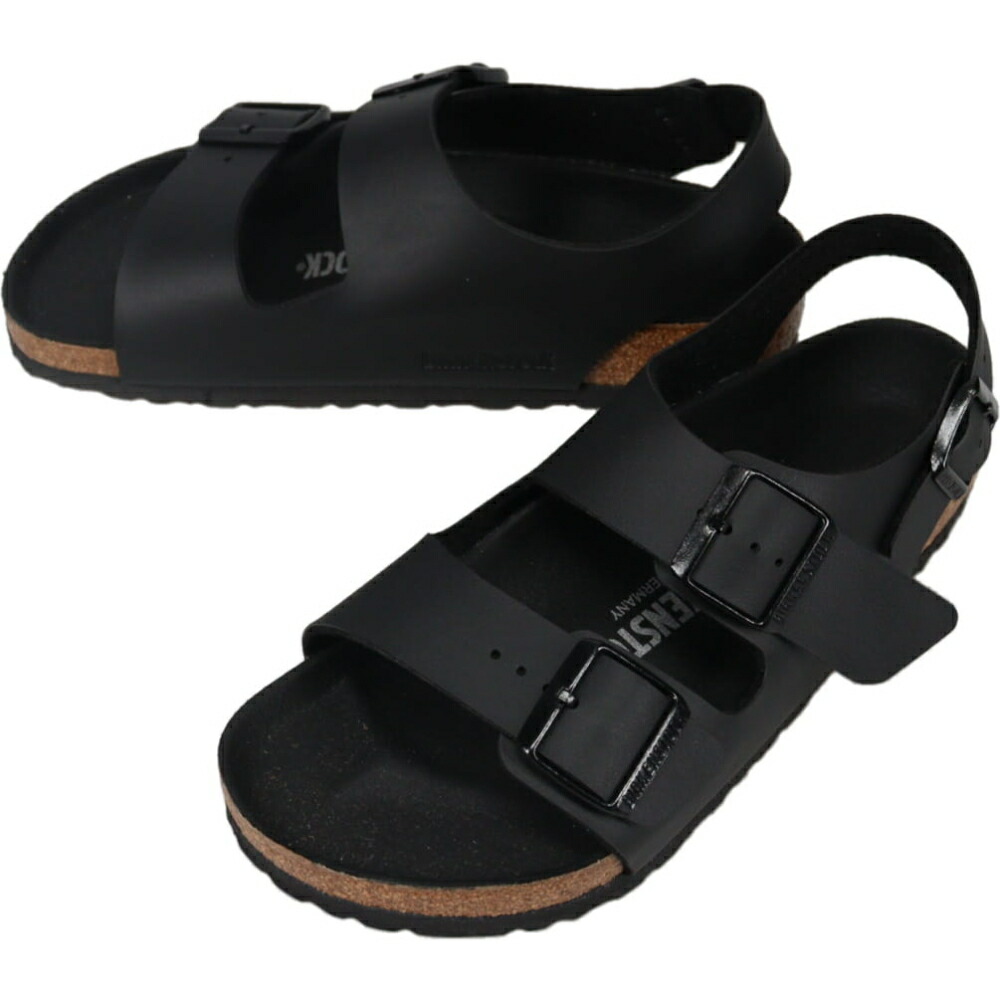 ４月限定！最大全額ポイント還元※要エントリー ビルケンシュトック BIRKENSTOCK サンダル ミラノ Milano トリプルブラック 1024997 レギュラー幅【GJOH】
