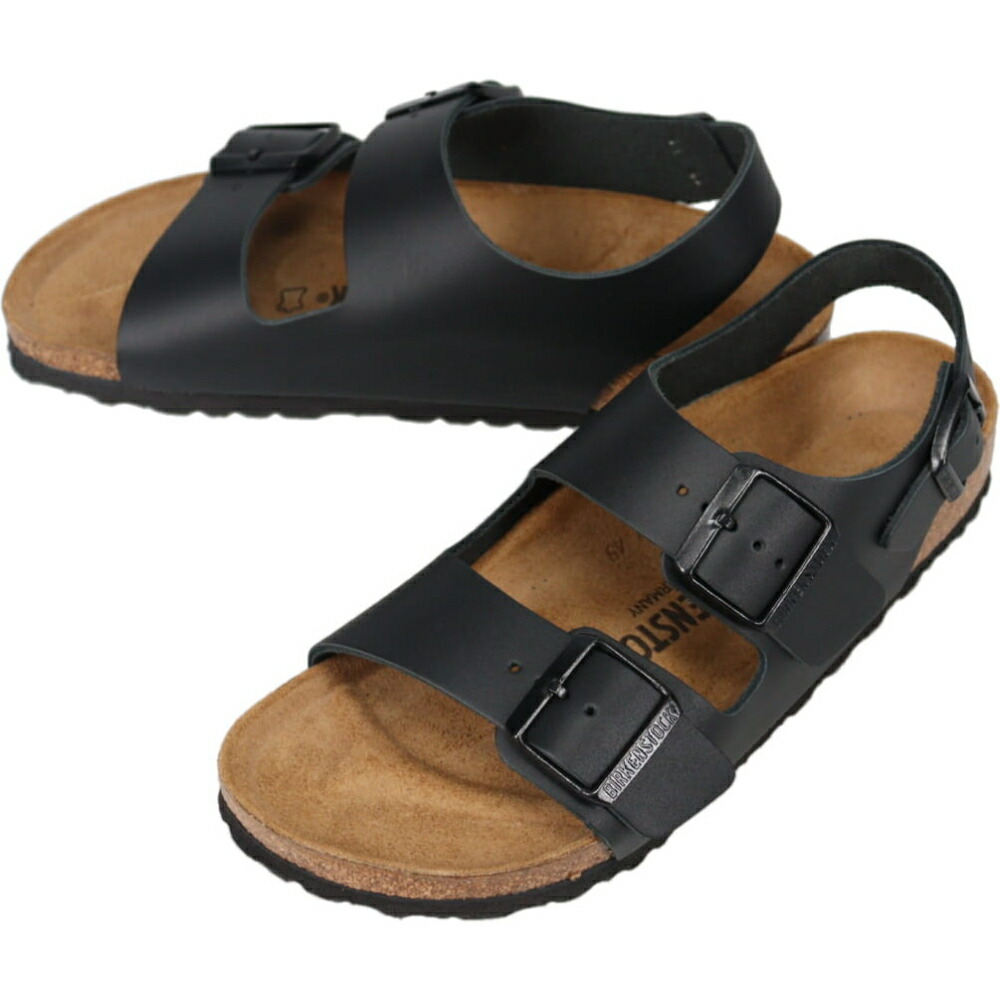 ４月限定！最大全額ポイント還元※要エントリー ビルケンシュトック BIRKENSTOCK サンダル ミラノ Milano ブラック 34193 ナロー幅【GJOH】