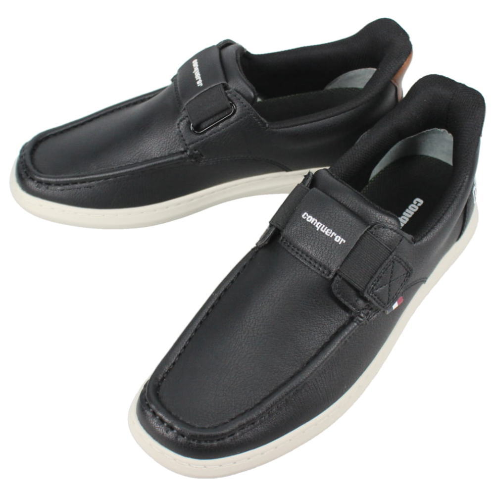 ４月限定！最大全額ポイント還元※要エントリー 定番コンカラー conqueror スニーカー ノエル NOEL ブラック BLACK【GIOG】