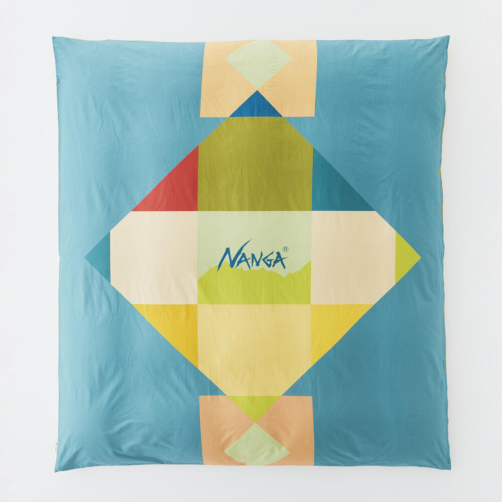 ４月限定！最大全額ポイント還元※要エントリー ナンガ NANGA DUVET COVER DOUBLE NZ2254-4F421 掛け布団カバー ダブル スモーキーブルー ダブル 布団カバー 掛けカバー ダブル ダブルベッド用 寝具 ［WA］［C］【GGON】