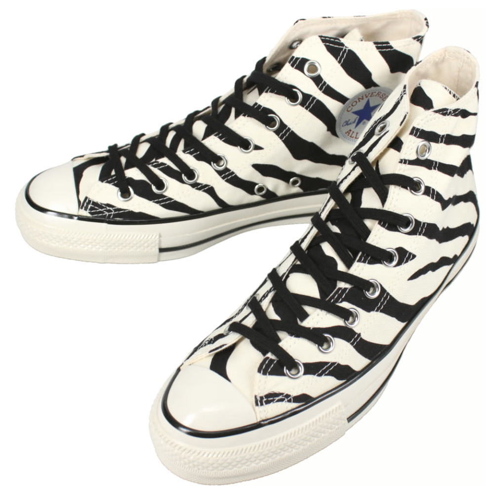 ４月限定！最大全額ポイント還元※要エントリー コンバース CONVERSE スニーカー オールスター US ゼブラ ハイ ALL STAR US ZEBRA HI WHITE ホワイト 1SD852 【GHFG】