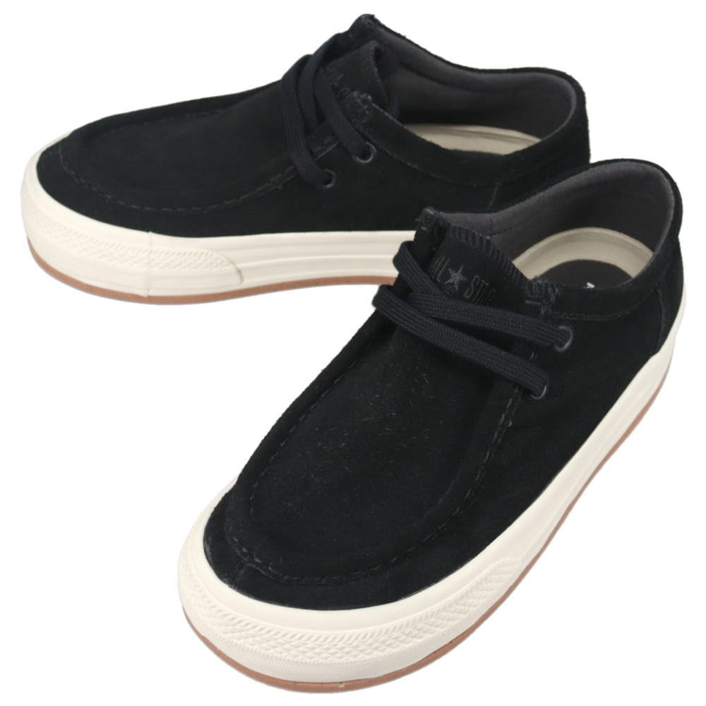 ４月限定！最大全額ポイント還元※要エントリー コンバース CONVERSE スニーカー オールスター R ボーダースター モカシン オックス ALL STAR R BOARDERSTAR MOCCASIN OX ブラック 1SE365【GIFG】