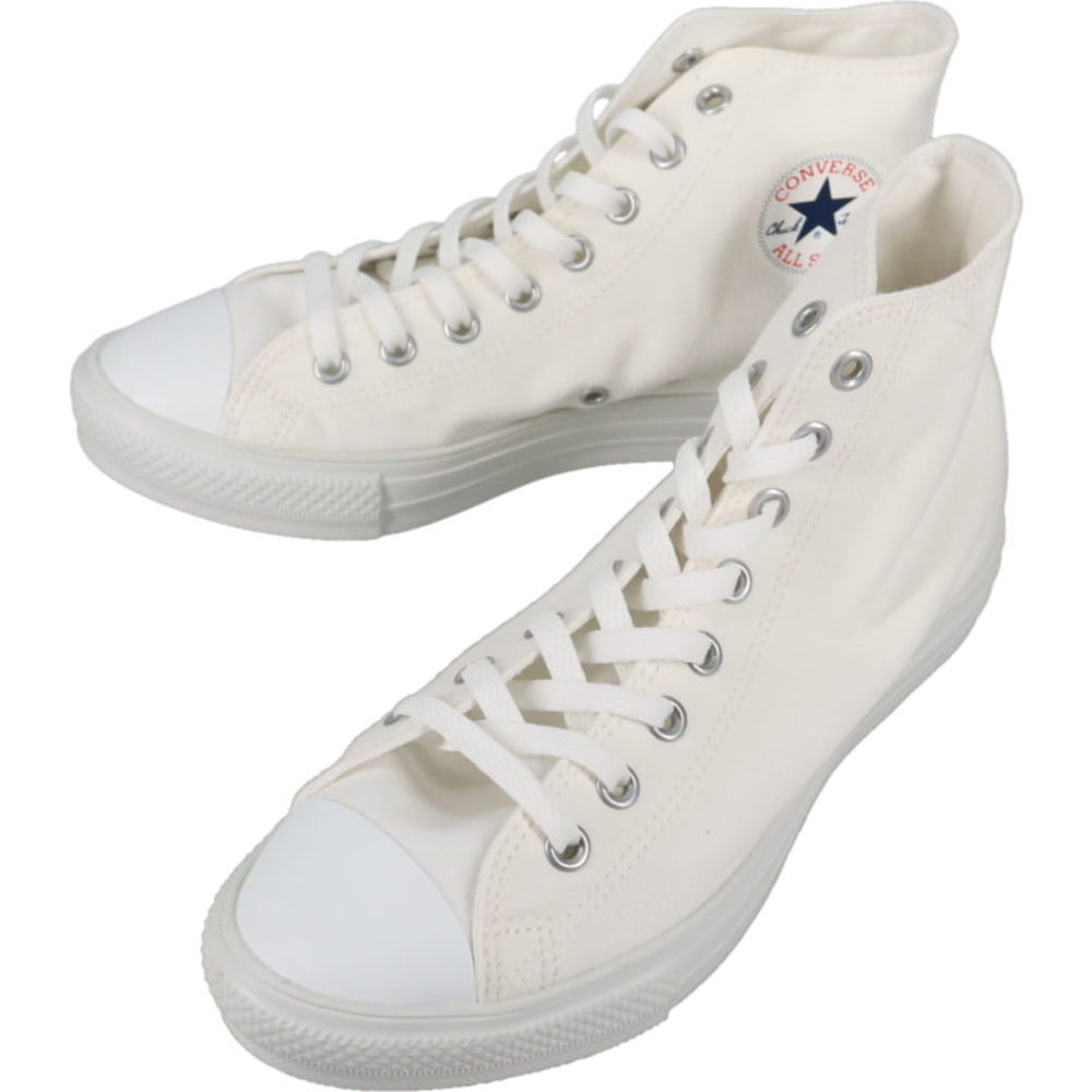 ４月限定！最大全額ポイント還元※要エントリー 定番 コンバース CONVERSE スニーカー オールスター ライト ハイ ALL STAR LIGHT HI ホワイト/ホワイト WHT/WHT 1SD788