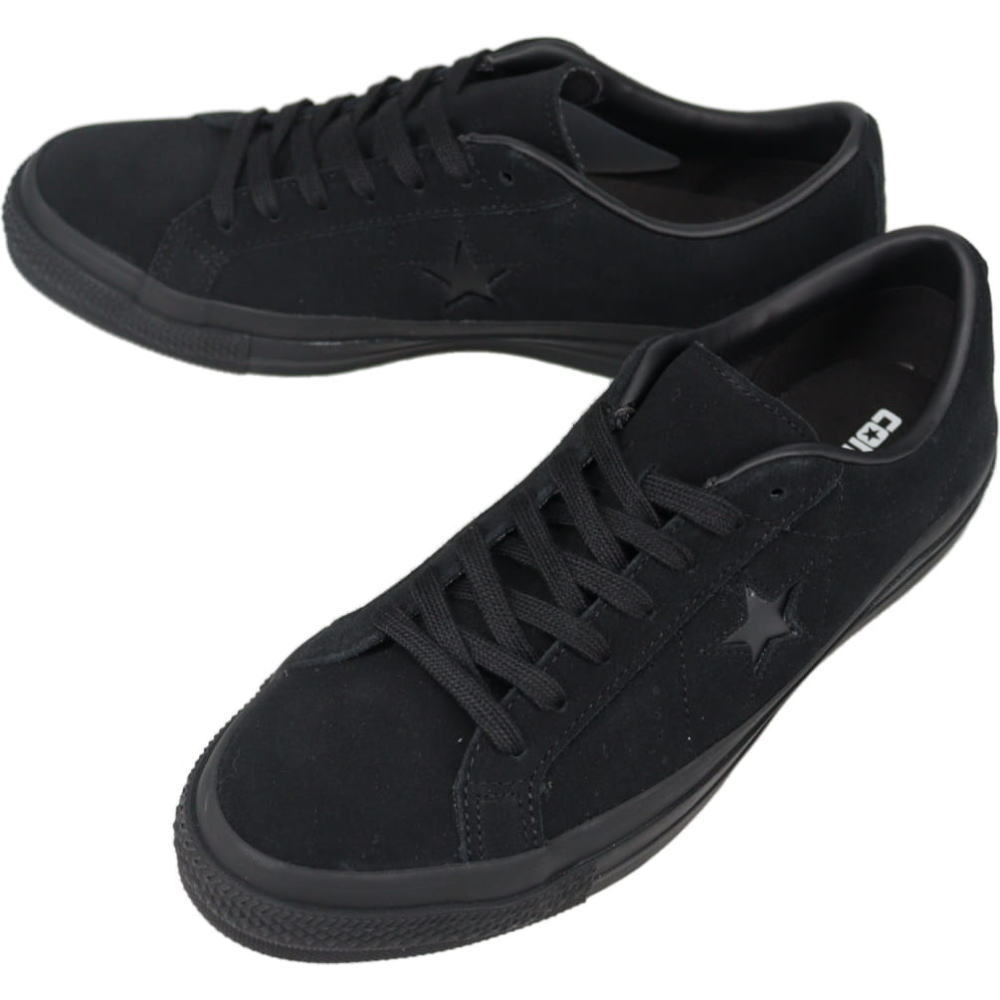 ４月限定！最大全額ポイント還元※要エントリー コンバース CONVERSE スニーカー ワンスター スエード ONE STAR SUEDE ブラックモノクローム BLKMONO 33702081 【GJOL】