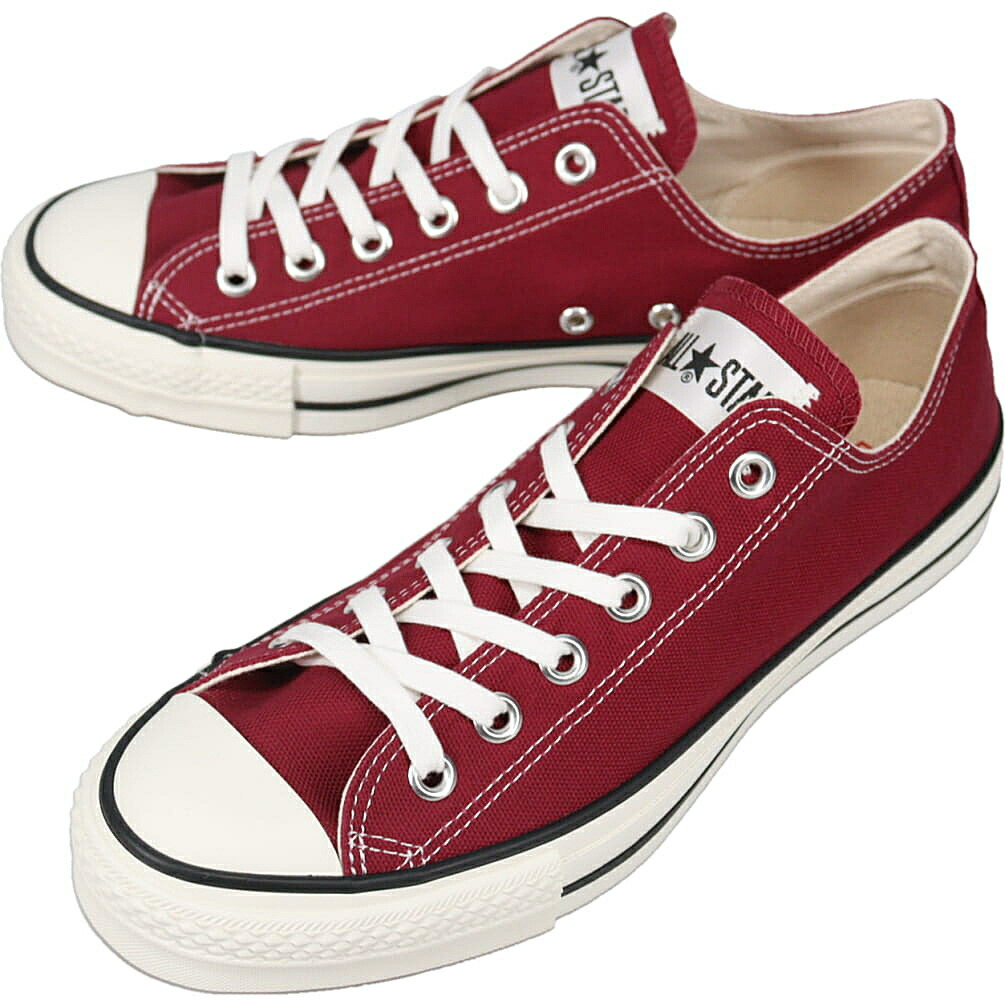 ４月限定！最大全額ポイント還元※要エントリー コンバース CONVERSE スニーカー キャンバス オールスター J OX CANVAS ALL STAR J OX バーガンディー BURGUND 31316720【GJFF】 9,489円