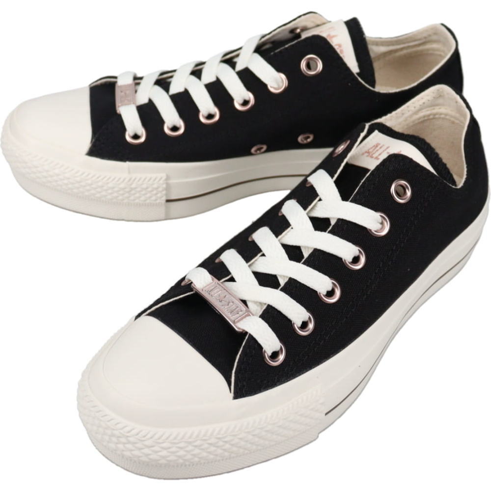 ４月限定！最大全額ポイント還元※要エントリー コンバース CONVERSE スニーカー オールスター PLTS ロゴデュブレ PG OX ALL STAR PLTS LOGODEUBRE PG OX ブラック BLACK 5SE971【GKOF】