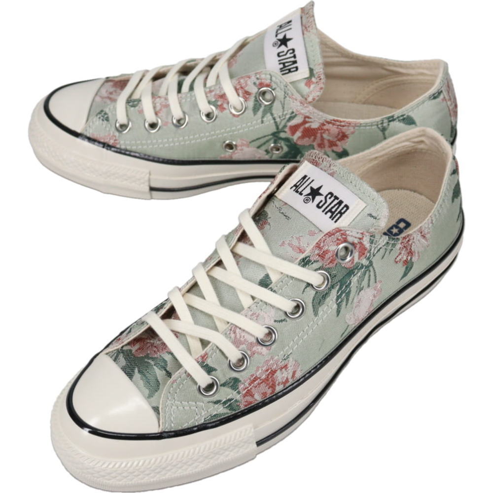 ４月限定！最大全額ポイント還元※要エントリー コンバース CONVERSE スニーカー オールスター エイジド FJ OX ALL STAR AGED FJ OX スモーキーグリーン/クラシックピンク SGR/CPK 1SF096 31318091【GKOH】