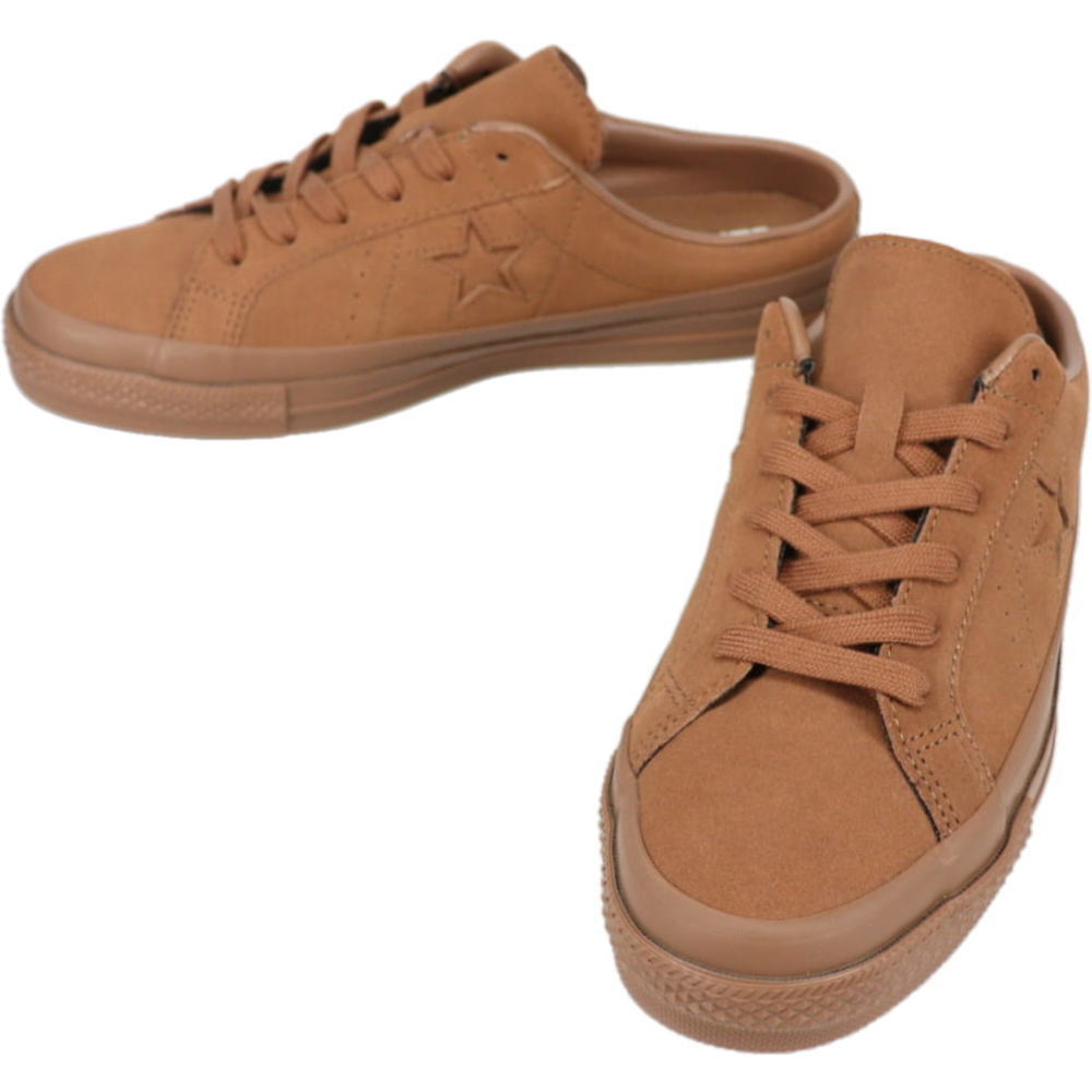 コンバース CONVERSE スニーカー ワンスター スエード ミュール ONE STAR SUEDE MULE ブラウン BROWN 33702982【GKOJ】|すにーかー倉庫 きっず店