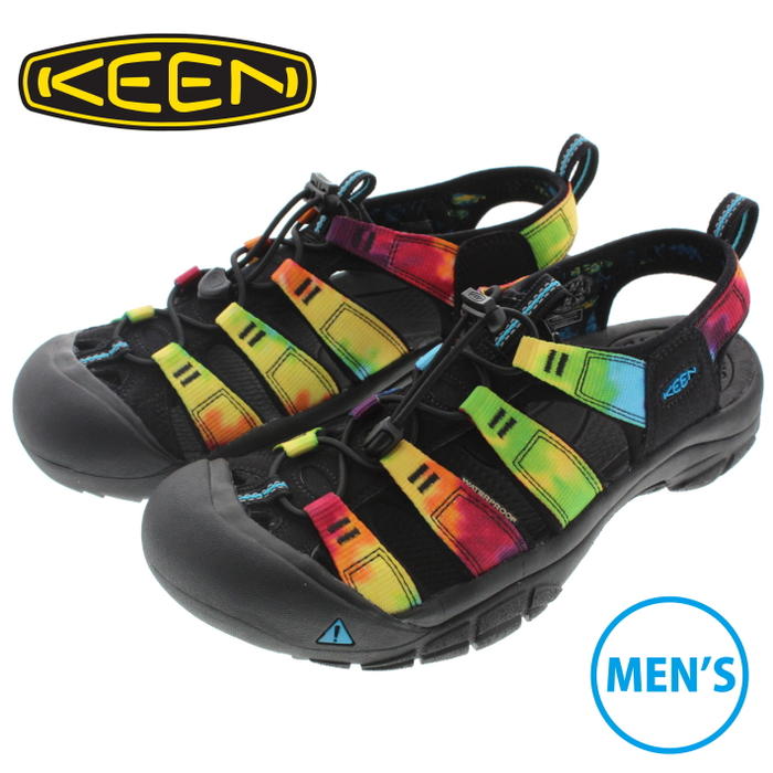 ４月限定！最大全額ポイント還元※要エントリー 定番 KEEN キーン サンダル ニューポート レトロ NEWPORT RETRO (NEWPORT H2) オリジナル タイダイ 1018804 メンズ アウトドア キャンプ フェス