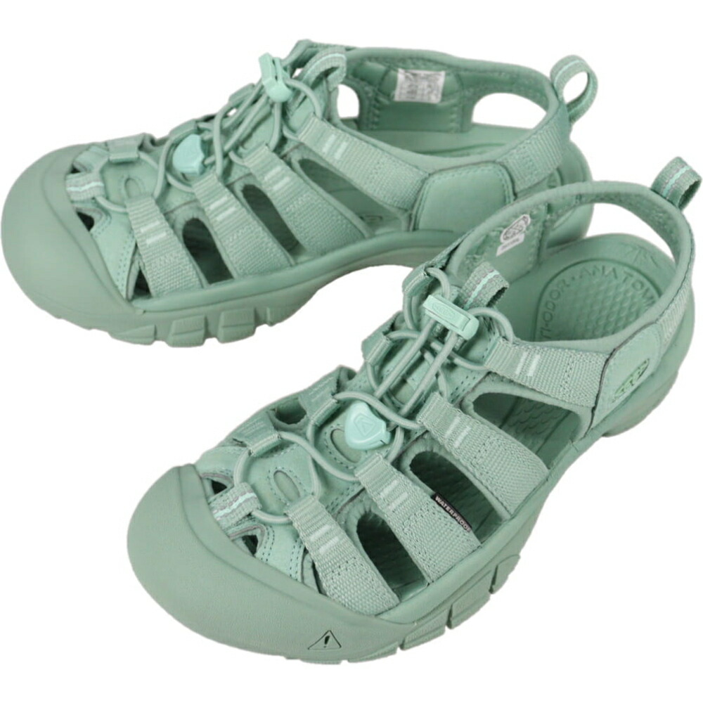 ４月限定！最大全額ポイント還元※要エントリー キーン KEEN ウィメンズ サンダル ニューポート エイチツー NEWPORT H2 モノクローム/グラニットグリーン 1030727 【GJOJ】