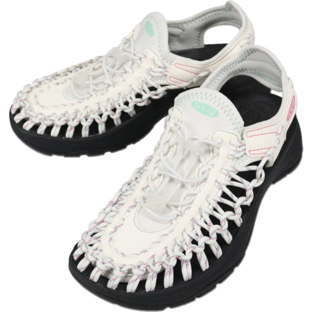 ４月限定！最大全額ポイント還元※要エントリー キーン KEEN ウィメンズ ユニーク アストリア UNEEK ASTORIA スターホワイト/ブラック 1031728【GKOI】
