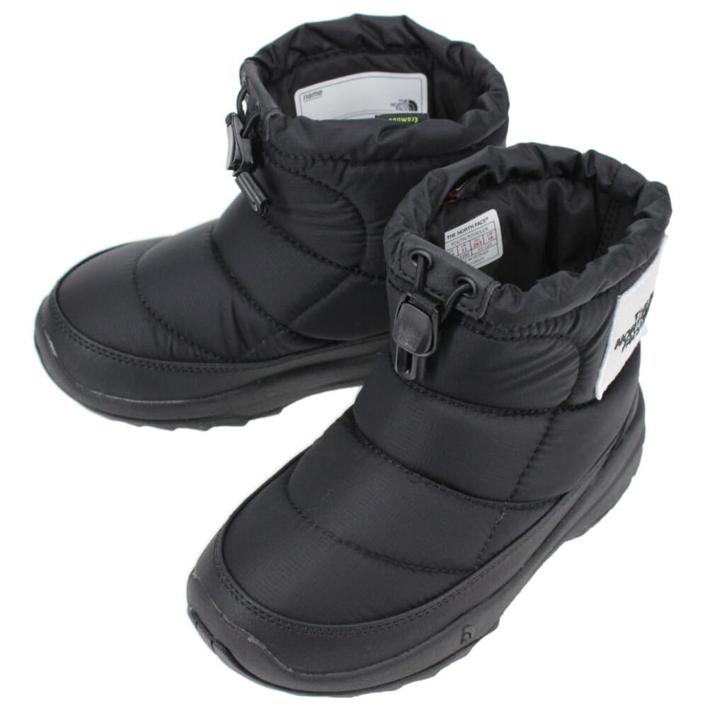 17cm THE NORTH FACE キッズブーツ ブラック THE NORTH FACE ノースフェイス キッズ ウィンターブーツ 17