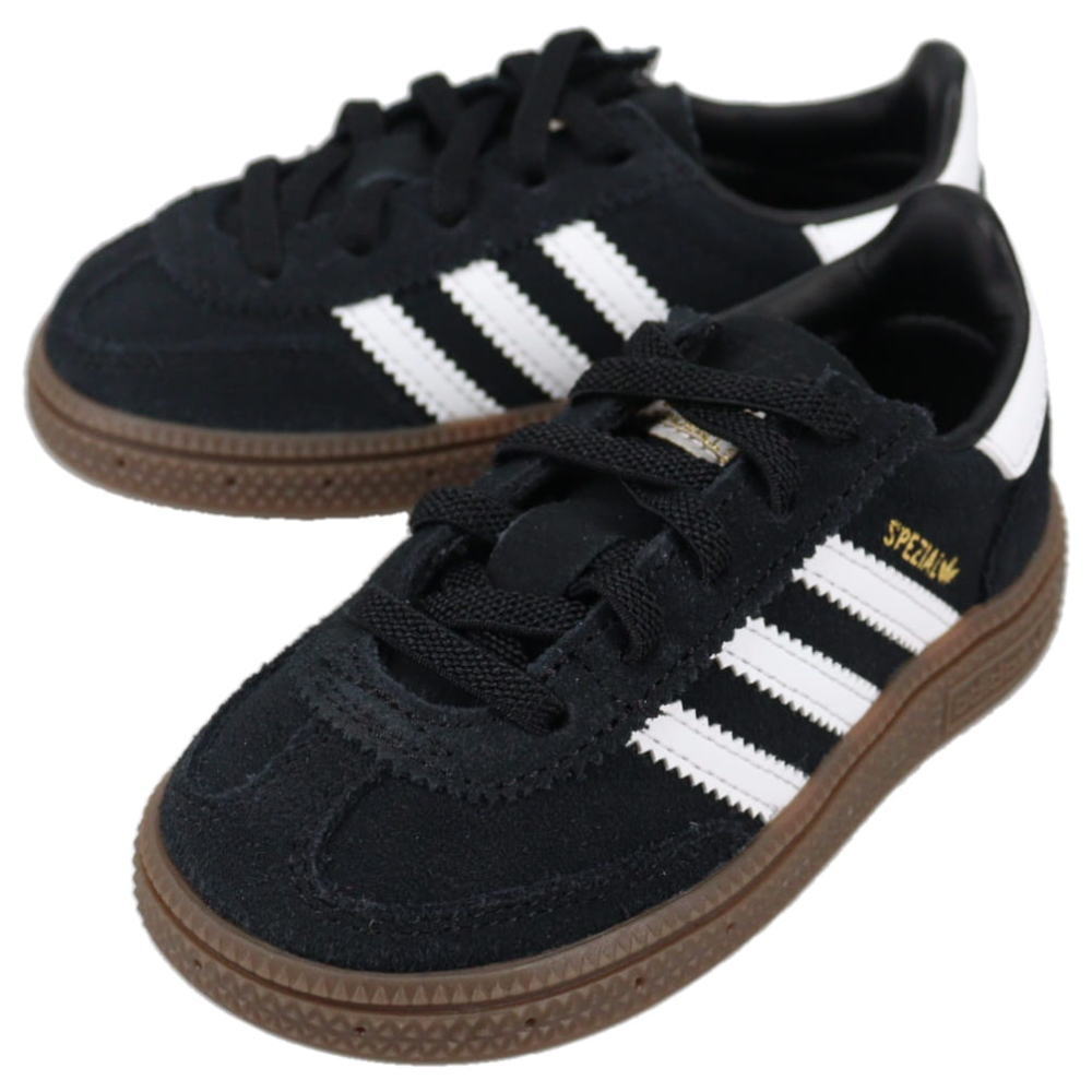 ４月限定！最大全額ポイント還元※要エントリー アディダス adidas ベビー スニーカー ハンドボール スペツィアル CF EL I HANDBALL SPEZIAL CF EL I コアブラック/フットウェアホワイト/ガム JI2898 子供【GJFG】