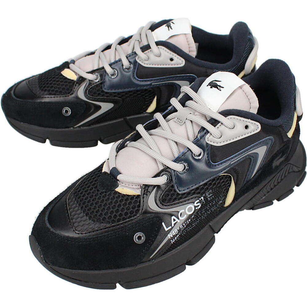 7月限定!最大全額ポイント還元※要エントリー ラコステ LACOSTE スニーカー L003 NEO 123 1 SMA ブラック/ネイビー 45SMA0001 075 メンズ 【GHOG】|すにーかー倉庫 きっず店