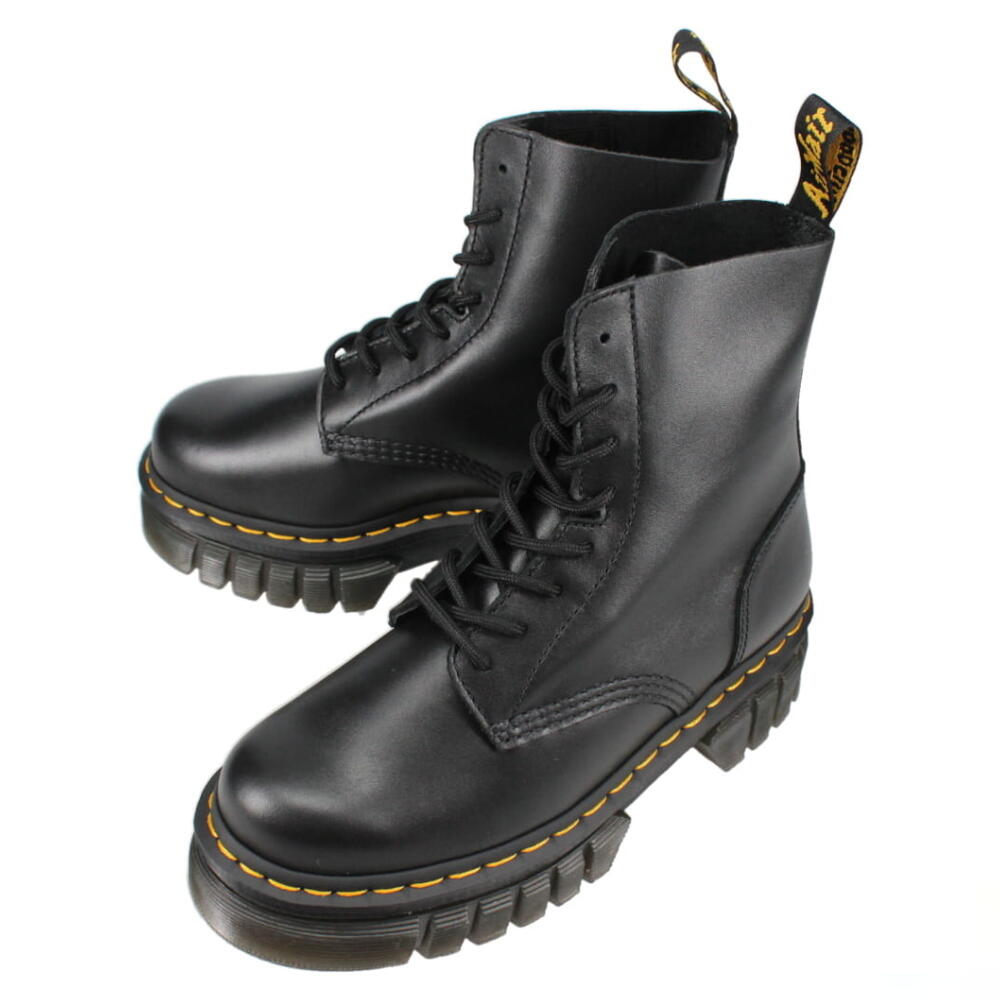７月限定！最大全額ポイント還元※要エントリー 交換返品送料無料 ドクターマーチン Dr.Martens オードリック エイトアイ ブーツ AUDRICK 8-EYE BOOT ブラック 27149001【GHON】｜すにーかー倉庫 きっず店 20,618円