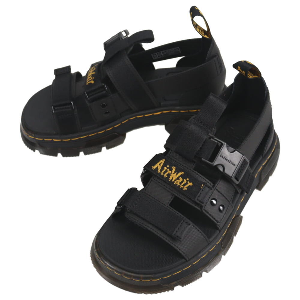 Dr. Martens Chilton ブラックサンダル JUNRED(ジュンレッド) / Dr.Martens CHILTON (シューズ
