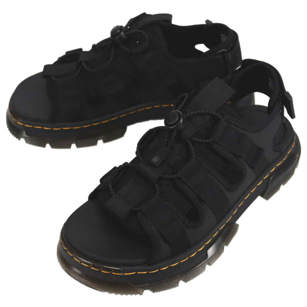 ４月限定！最大全額ポイント還元※要エントリー 交換返品送料無料 ドクターマーチン Dr.Martens サンダル ジェリコ JERICHO ブラック 31578001【GIOI】
