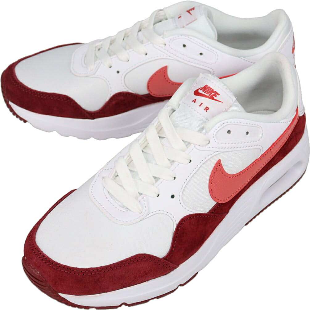ナイキ NIKE スニーカー ナイキ エア マックス SC WMNS AIR MAX SC ホワイト/アドービ/チームレッド FJ3242 100【GKOG】