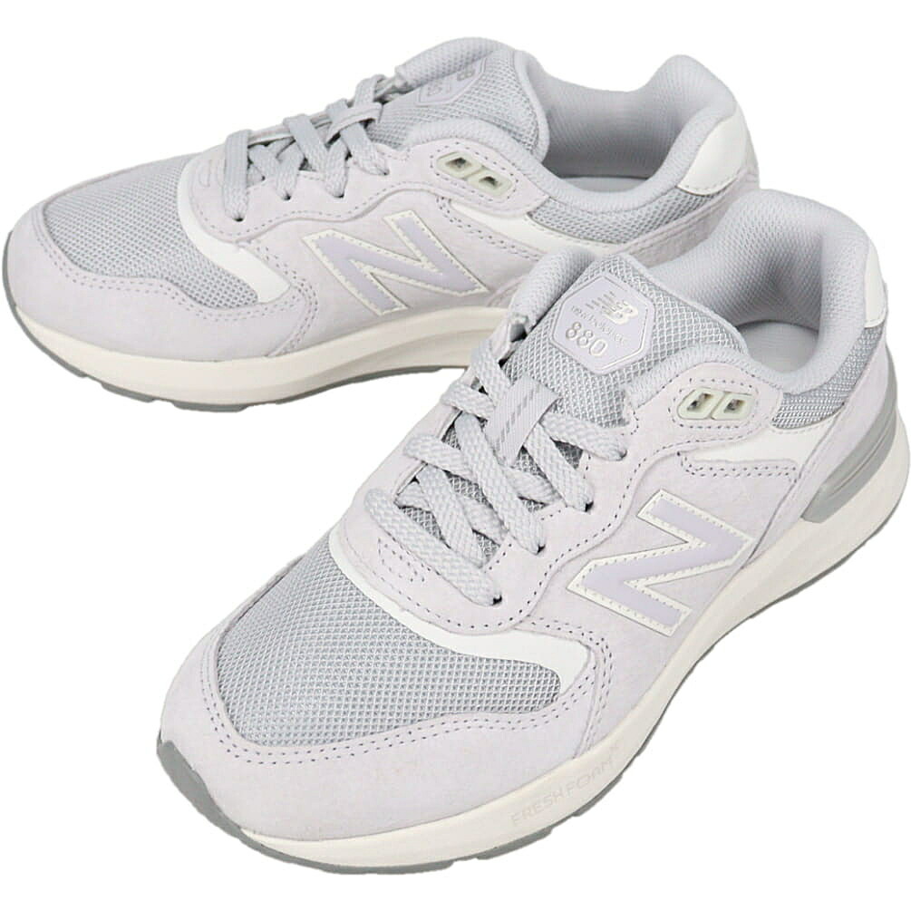 ４月限定！最大全額ポイント還元※要エントリー 2E ニューバランス New balance ウォーキングシューズ フレッシュフォーム 880 WW880 BA7 パールグレー【GJOM】