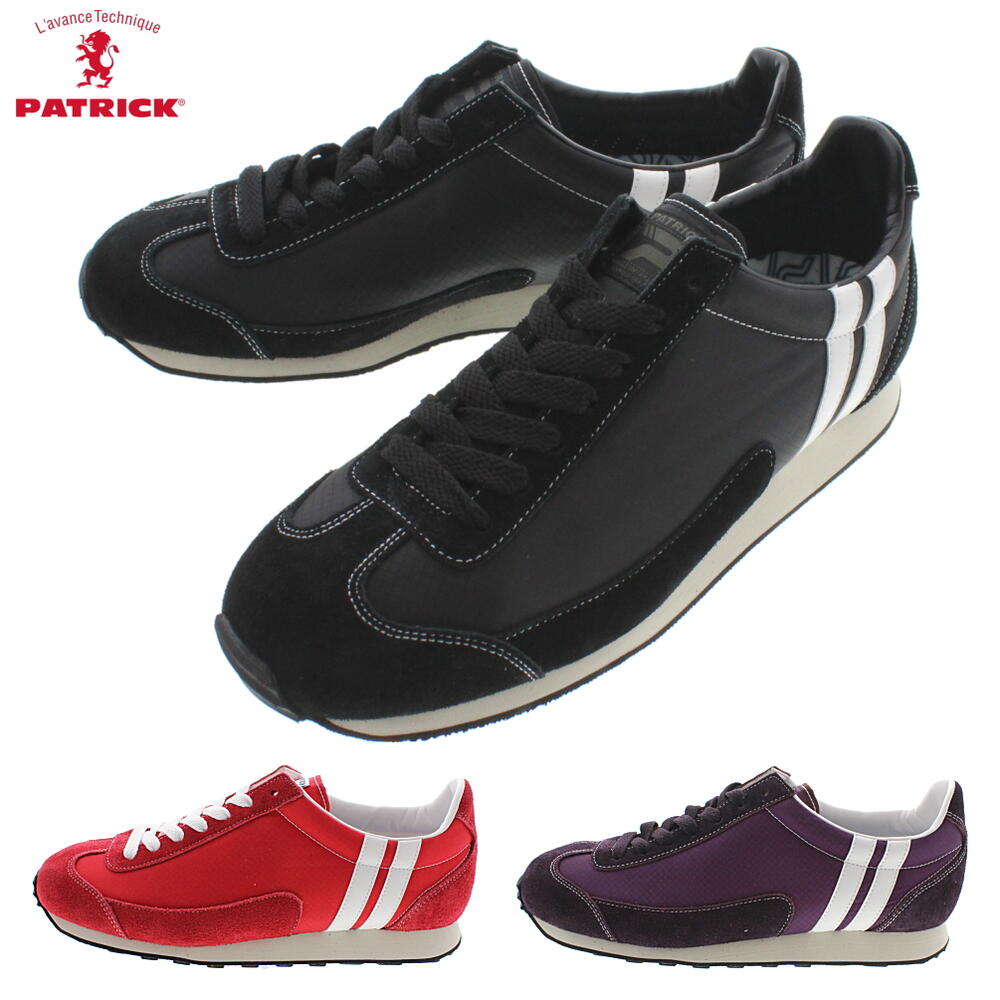 激安ブランド 楽天市場 靴ひも通しサービス実施中 交換 返品 送料無料 沖縄県を除く パトリック スニーカー Patrick マイアミ リップ Miami Rip Blk Red Ppl Gooj Ebisuya アウトドア Outdoor 店 数量は多 Flymates