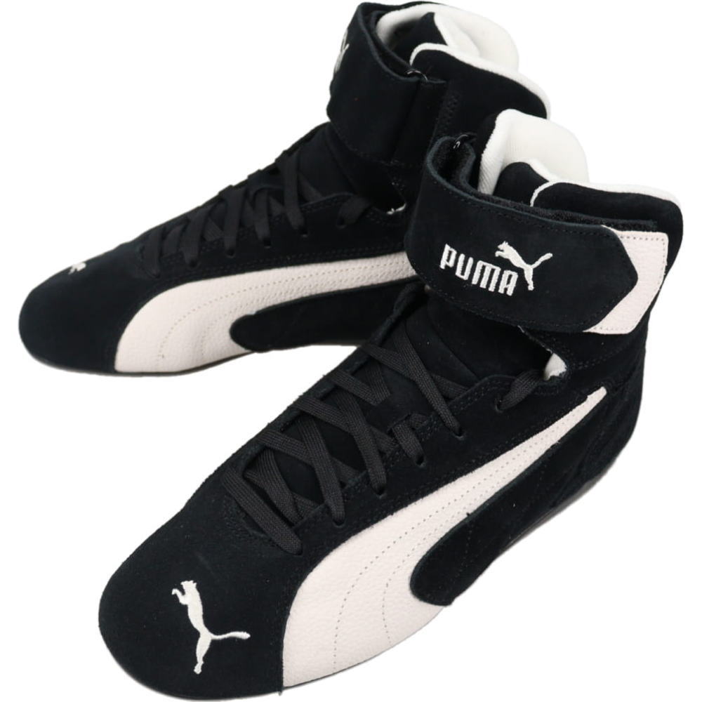 ４月限定！最大全額ポイント還元※要エントリー プーマ PUMA スニーカー スピードキャット ミッド Speedcat Mid プーマブラック/ウォームホワイト 400384 01【GJOM】