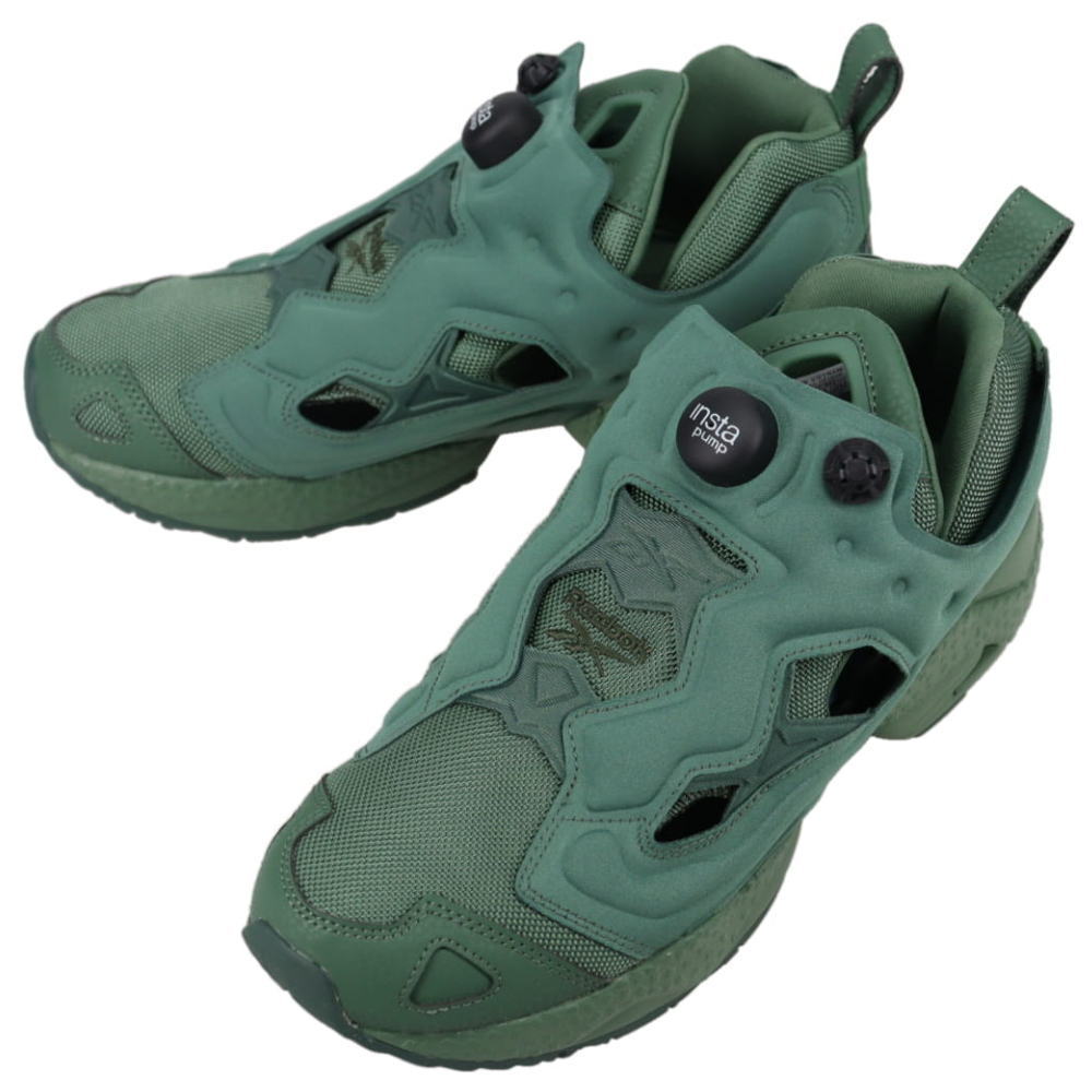 7月限定!最大全額ポイント還元※要エントリー リーボック Reebok スニーカー インスタポンプ フューリー 95 INSTAPUMP FURY 95 グリーン/グリーン/ブラック 100204316【GION】|すにーかー倉庫 きっず店