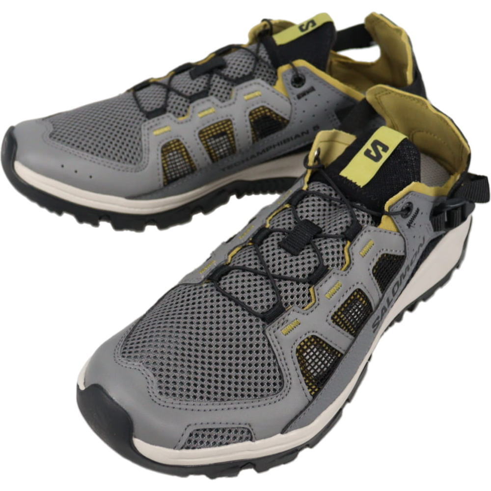 ４月限定！最大全額ポイント還元※要エントリー サロモン salomon ウォーターシューズ テックアンフィビアン 5 TECHAMPHIBIAN 5 キャッスルロック/ウィロー/ブラック 492277【GKOH】