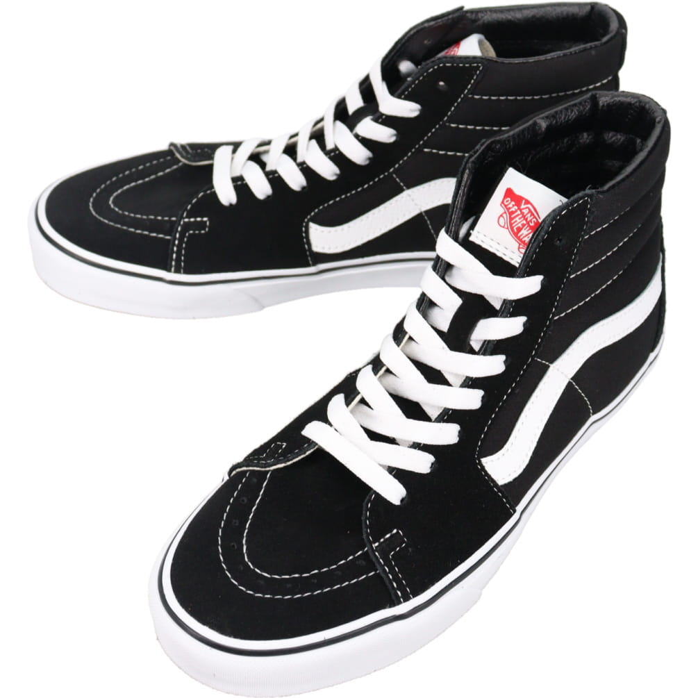 ヴァンズ VANS スニーカー スケート ハイ SK8-HI ブラック/ブラック/ホワイト VN000D5IB8C【GKOG】 6,639円