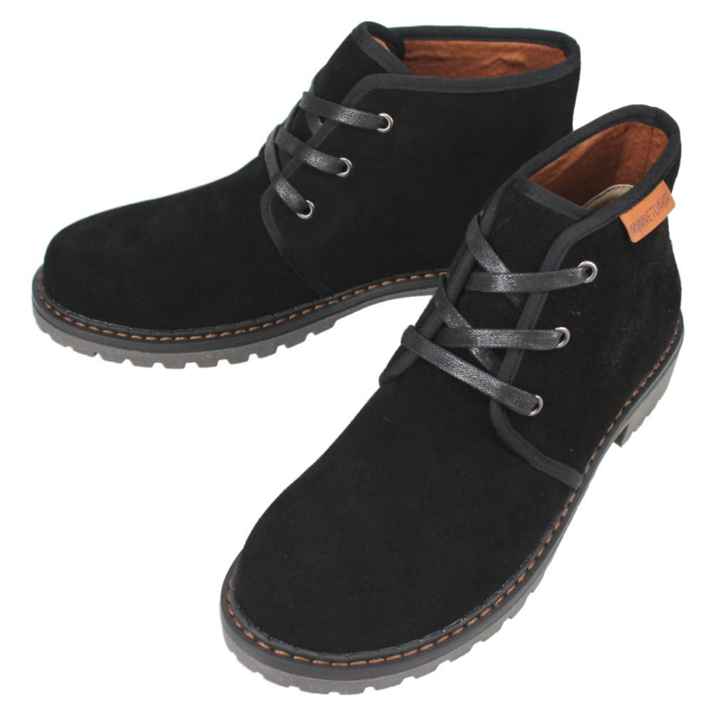 ４月限定！最大全額ポイント還元※要エントリー ミネトンカ MINNETONKA ウィメンズ デザート ブーツ DESERT BOOT ブラック 23M11【GHFO】