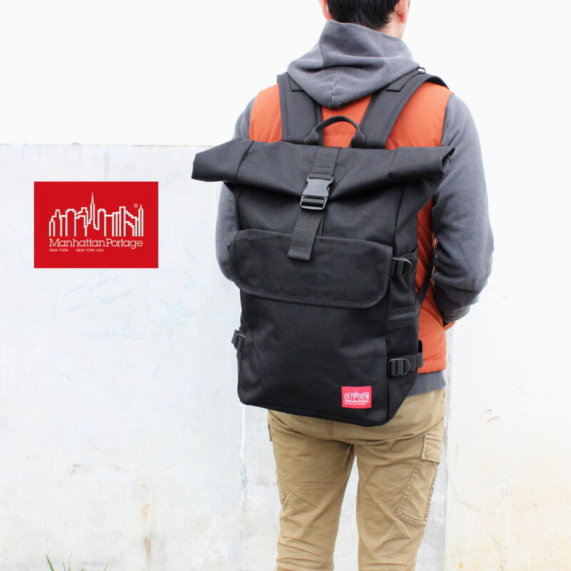 ４月限定！最大全額ポイント還元※要エントリー 定番 マンハッタンポーテージ Manhattan Portage バッグ シルバーカップ バックパック SILVERCUP BACKPACK ブラック 1236 BLK［BG］
