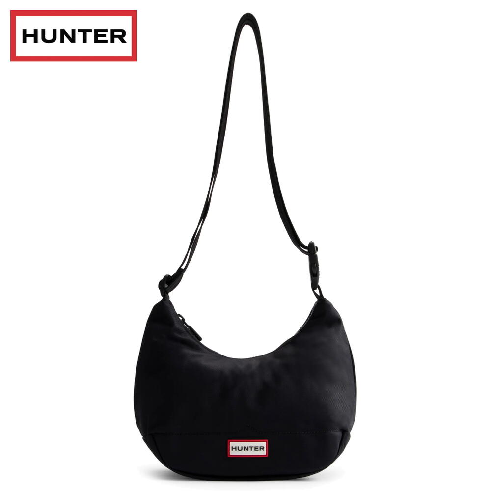 ４月限定！最大全額ポイント還元※要エントリー ハンター HUNTER バッグ ナイロン ミニ ホーボー NYLON MINI HOBO ブラック UBS3600KBM［BG］【GIOH】