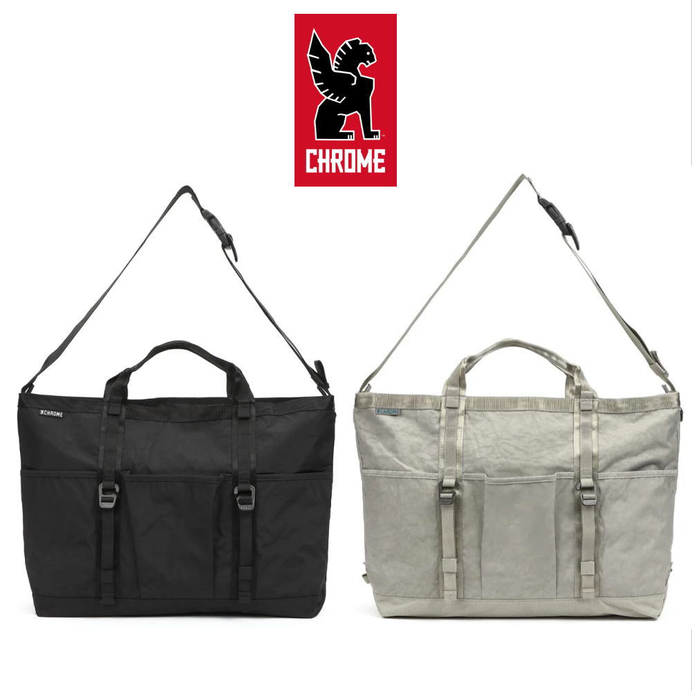 CHROMEグローサリートートメッセンジャー 28L ブラック GROCERY TOTE MSNGR 28L(グローサリー トート メッセンジャー