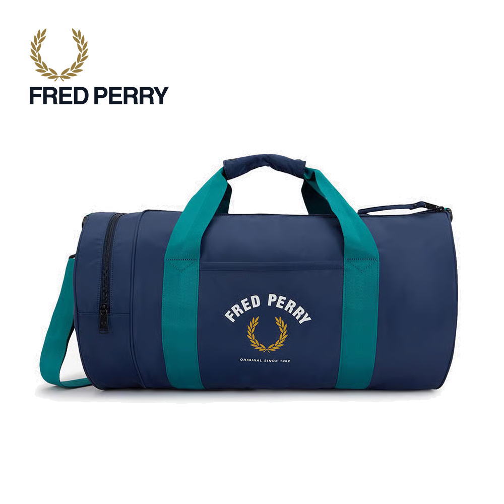 フレッドペリー FRED PERRY スポーツ ナイロン ラージ バレルバッグ Sports Nylon Large Barrel Bag L2176 X86(テニスブルー)【GKOG】