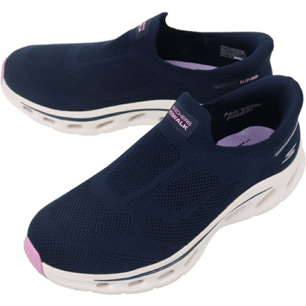 ４月限定！最大全額ポイント還元※要エントリー スケッチャーズ SKECHERS スニーカー ゴーウォーク グライドステップ 2.0 - アネット GO WALK GLIDE-STEP 2.0 - ANNETTE ネイビーマルチ NVMT 125120 【GJOM】