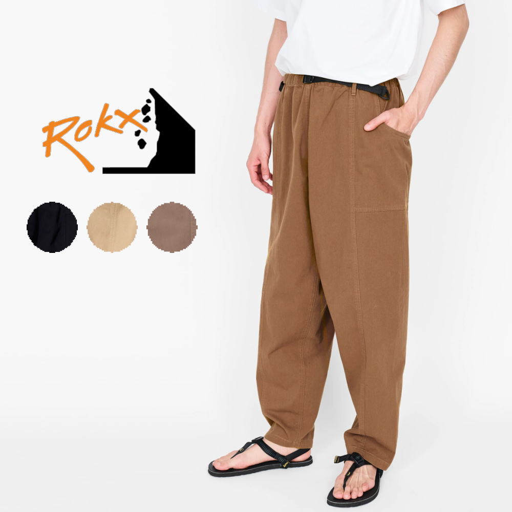 ロックス ROKX カーガパンツ CARGA PANT RXCS251218 ブラック サンド ライトブラウン 【GJFO】
