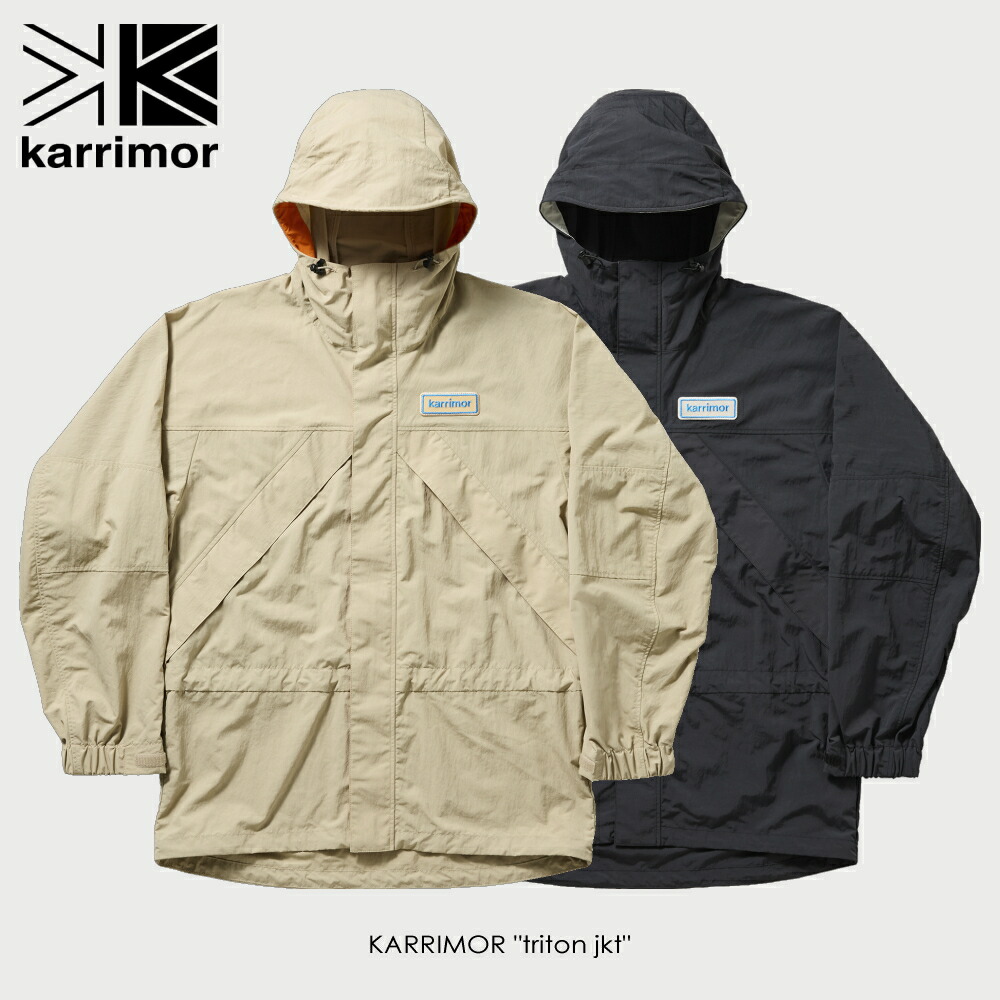 ４月限定！最大全額ポイント還元※要エントリー カリマー karrimor トライトン ジャケット triton jkt 101573 British Greige(7610) Black(9000) 【GJON】
