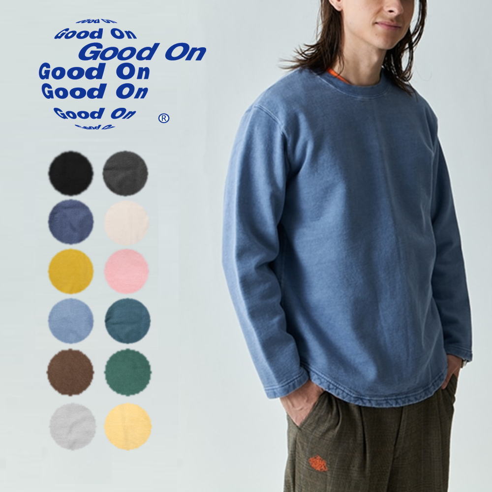 ４月限定！最大全額ポイント還元※要エントリー グッドオン Good On ラフ クルー スウェット ROUGH CREW SWAET GOBW1609【GIFF】