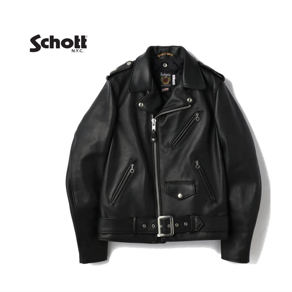 ７月限定！最大全額ポイント還元※要エントリー ショット Schott 613UST ONESTAR TALL ワンスター トール ライダース レザージャケット 5950017 010【GKOI｜すにーかー倉庫 きっず店